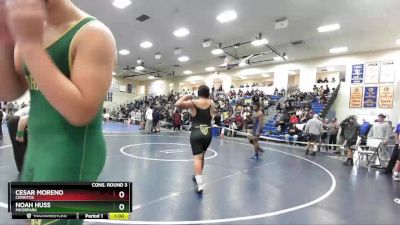 215 lbs Cons. Round 3 - Noah Huss, Moorpark vs Cesar Moreno, Cerritos