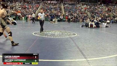 4A 126 lbs Cons. Round 1 - Carter Furman, Northwest Guilford vs Matthew Castonguay, Providence