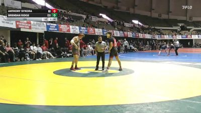 174 lbs Placement (16 Team) - Brendan Ridge, East Stroudsburg University vs Anthony Sykora, MSU Moorhead