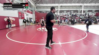 144 lbs Quarterfinal - Rocco Ruiz, Christopher Columbus vs Gabe Burns, Athens Christian