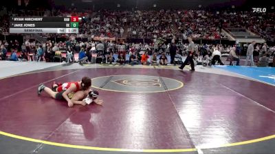 5A 113 lbs Semifinal - Ryan Hirchert, Nampa vs Jake Jones, Bishop Kelly