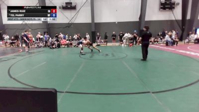 Junior Boys FS - 144 lbs Quarters - James Ruiz, CA vs Tel Parry, WY