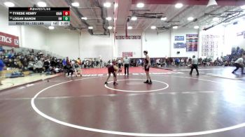 132 lbs Round Of 32 - Tyrese Henry, Granby vs Logan Baron, Northwestern