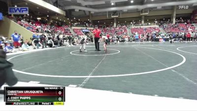 79 lbs Cons. Round 3 - J. Cody Phipps, Clearwater vs Christian Urusquieta, Maize WC