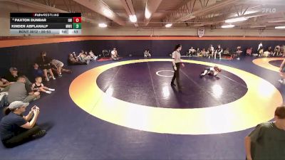50-53 lbs Round 2 - Paxton Dunbar, Uintah Wrestling vs Kinden Abplanalp, Millard Wrestling Club