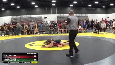 70 lbs Quarterfinals (8 Team) - Josh Strode, Olympia/Demolition vs Kai Chilcote, DC Wrestling Academy