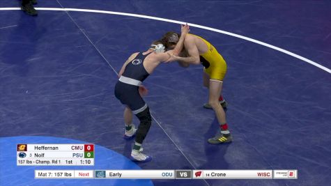 157 r1, Jason Nolf, PSU vs Collin Heffernan, C. Michigan