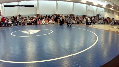 140 lbs Champ. Round 1 - Jesse Perry, Bath County Wrestling Club vs Caleb Sandidge, Cave Spring Middle School