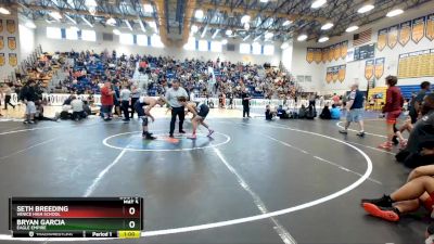 126 lbs Cons. Round 2 - Seth Breeding, Venice High School vs Bryan Garcia, Eagle Empire