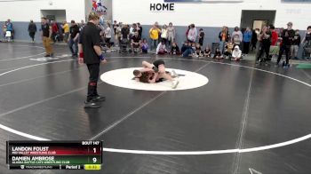 125 lbs Champ. Round 1 - Landon Foust, Mid Valley Wrestling Club vs Damien Ambrose, Alaska Battle Cats Wrestling Club