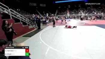 100 lbs Consi Of 8 #2 - Dylan Harrison, Peak Wrestling vs Bridger Elliott, Natrona Colts