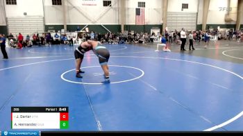 285 lbs Champ. Round 2 - Justin Darter, Ottawa University vs Abdias Hernandez, Colby Community College