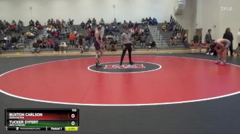 132 lbs Cons. Round 3 - Buxton Carlson, Burlington vs Tucker Syfert, New London