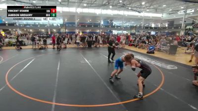 138 lbs Champ. Round 3 - Vincent Stamm, Unattached vs Jamison Gregory, Unattached