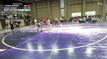 125 lbs Champ. Round 2 - Nevaeh Johnson, Staley vs Hannah Maskrod, Ozark