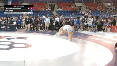 155 lbs Champ. Rd Of 64 - Michaela Thomas, NY vs Cait Jones, IL