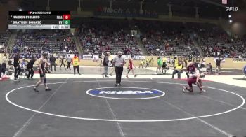 120 lbs Champ. Round 1 - Brayden Donato, Walton-Verona vs Kaison Phillips, Pulaski County