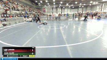 165 lbs Semifinal - Leif Larwin, COWA vs Gage Allen, Rustler Wrestling Club