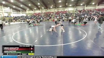 100 lbs Quarterfinal - Aiden Bastian, Sanderson Wrestling Academy vs Uriah Auguletto, Syracuse Wrestling Club