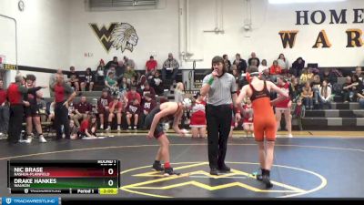 106 lbs Round 1 - Nic Brase, Nashua-Plainfield vs Drake Hankes, Waukon