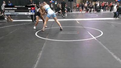 131 lbs Semifinal - Madison Pena, Wayland Baptist University vs Dru Turner, High School