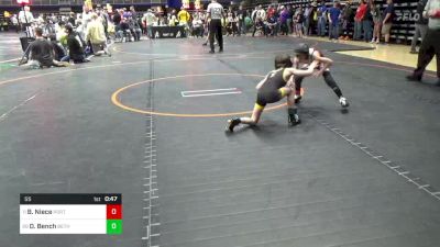 55 lbs Rd 5 - Consi Of 8 #2 - Brayton Niece, Port Allegany vs Daxon Bench, Bethel Park