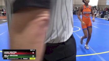 105 lbs Cons. Semi - Bella Graziani, Tinora vs Alina Walton, Olentangy Orange