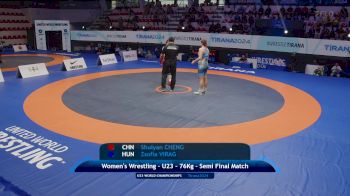 76 kg 1/2 Final - Shuiyan Cheng, China vs Zsofia Virag, Hungary