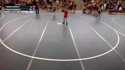 98 lbs Quarters - Joseph Birkett, IA vs Tucker Peterson, MN