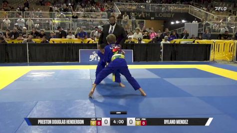 Preston Douglas Henderson vs Dyland Mendez 2025 Pan Kids Jiu-Jitsu IBJJF Championship