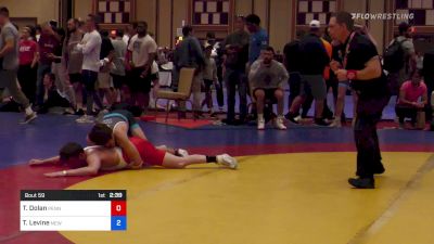 57 kg Quarterfinal - Troy Dolan, Pennsylvania vs Timothy Levine, New England Regional Training Center