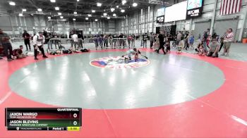 67 lbs Quarterfinal - Jaxon Wargo, Team Aggression WC vs Jason Blevins, Punisher Wrestling Company