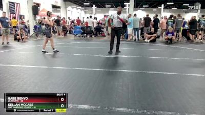 100 lbs Round 2 (6 Team) - Gabe Benyo, Lil Shutts vs Kellan McCabe, Mat Warriors Yellow