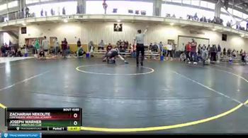 92 lbs Cons. Round 6 - Joseph Warner, Carroll Wrestling Club vs Zachariah Nekolite, Contenders Wrestling Academy
