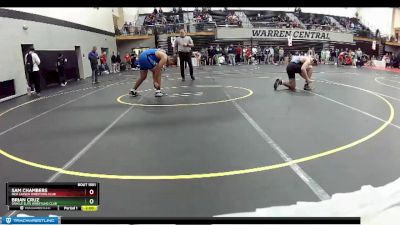 195 lbs Champ. Round 1 - Sam Chambers, Rick Larsen Wrestling Club vs Brian Cruz, Oracle Elite Wrestling Club