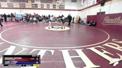 145 lbs Cons. Round 4 - Casey Otero, Cerritos College vs Arianna McPicke, Skyline College