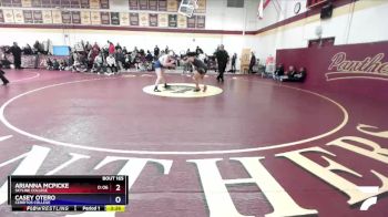 145 lbs Cons. Round 4 - Casey Otero, Cerritos College vs Arianna McPicke, Skyline College