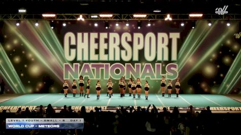 World Cup - Meteors [2026 L1 Youth - Small - B Day 1] 2026 CHEERSPORT National All Star Cheerleading Championship