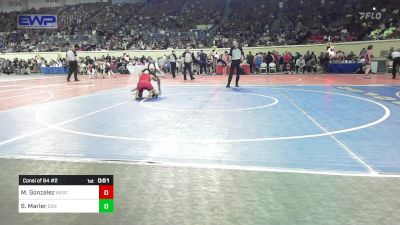 123 lbs Consi Of 64 #2 - Mauricio Gonzalez, Weatherford vs Seth Marler, Edmond North