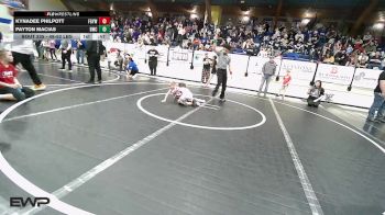 49-52 lbs Rr Rnd 5 - Kynadee Philpott, Fort Gibson Youth Wrestling vs Payton Macias, Berryhill Wrestling Club