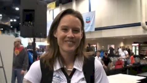 Paige Higgins before 2010 Houston Marathon