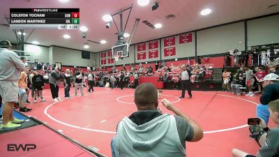 80 lbs Semifinal - Colston Yocham, Coweta vs Landon Martinez, Bartlesville