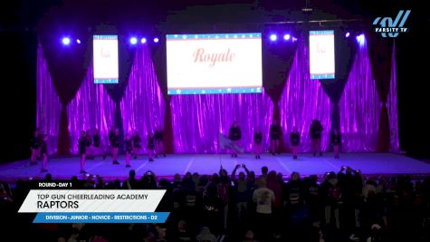 Top Gun Cheerleading Academy - Raptors [2025 L1 Junior - Novice - Restrictions - D2 Day 1] 2025 The American Royale Sevierville Nationals