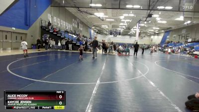 39-39 lbs Round 1 - Kaycee Jensen, Aviator Wrestling Academy vs Alice McCoy, Charger Wrestling Club