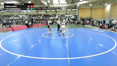 120 lbs 5th Place - Grace Kenna, Bedford vs Ava Gamberdella, Branford