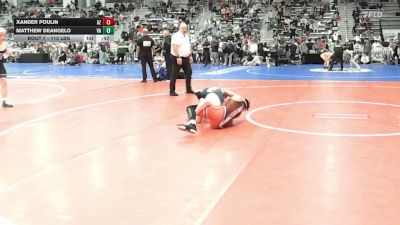 113 lbs Consi Of 8 #2 - Xander Poulin, AZ vs Matthew DeAngelo, VA