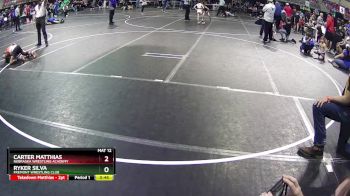 70 lbs Semifinal - Ryker Silva, Fremont Wrestling Club vs Carter Matthias, Nebraska Wrestling Academy