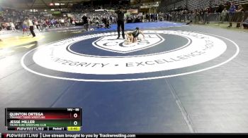 88 lbs Cons. Round 3 - Quinton Ortega, Tonasket Tigers Wrestling vs Jesse Miller, Young Suns Wrestling Club