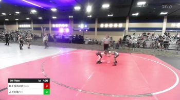 53 lbs 5th Place - Cannon Eckhardt, Backyard Brawlers vs Jacques Finley, Big Cat WC