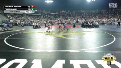 B6A-132 lbs Quarterfinal - Jace Haddon, Piedmont vs Jackson Yeatman, Westmoore